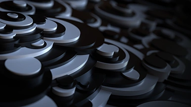 Thumbnail image for 3D Circle Steps (Black) wallpaper