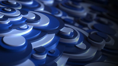 Thumbnail image for 3D Circle Steps (Blue) wallpaper