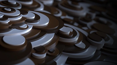 Thumbnail image for 3D Circle Steps (Brown) wallpaper