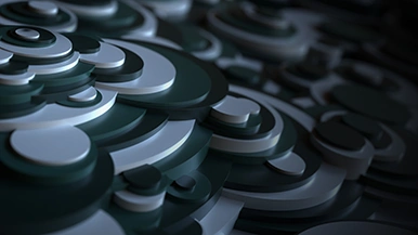 Thumbnail image for 3D Circle Steps (Gray-green) wallpaper