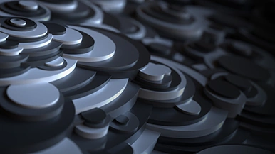 Thumbnail image for 3D Circle Steps (Gray) wallpaper