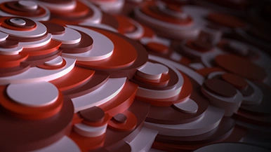 Thumbnail image for 3D Circle Steps (Orange) wallpaper