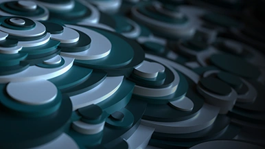Thumbnail image for 3D Circle Steps (Teal) wallpaper
