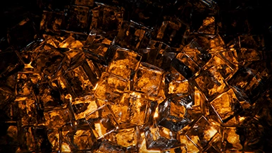 Thumbnail image for Ice Cubes (Gold) wallpaper