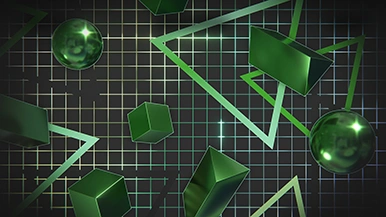 Thumbnail image for Retro Grid (Bright Green) wallpaper