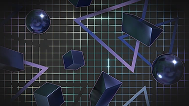 Thumbnail image for Retro Grid (Dark Blue) wallpaper