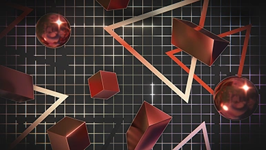 Thumbnail image for Retro Grid (Orange) wallpaper